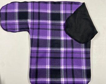 Purple Plaid BabyRoo Original- better than ponchos! The ultimate baby gift! New parent MUST HAVE! Works with all car seats, strollers!
