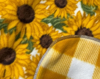Sunflower and Yellow Plaid BabyRoo Original