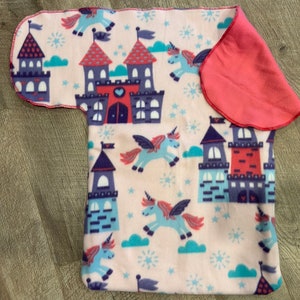 Pink and Purple Princess XL BabyRoo- better than ponchos! The ultimate baby gift! New parent MUST HAVE! Works in all car seats, strollers