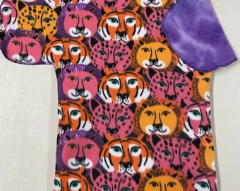 BabyRoo Car Seat Cover Blanket- Fancy Felines- XL