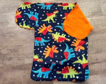 Super Dinosaurs BabyRoo XL- better than ponchos! ultimate baby gift! New parent MUST HAVE! Works with all car seats