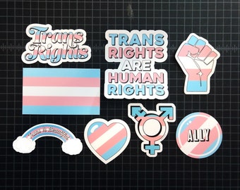 trans stickers etsy