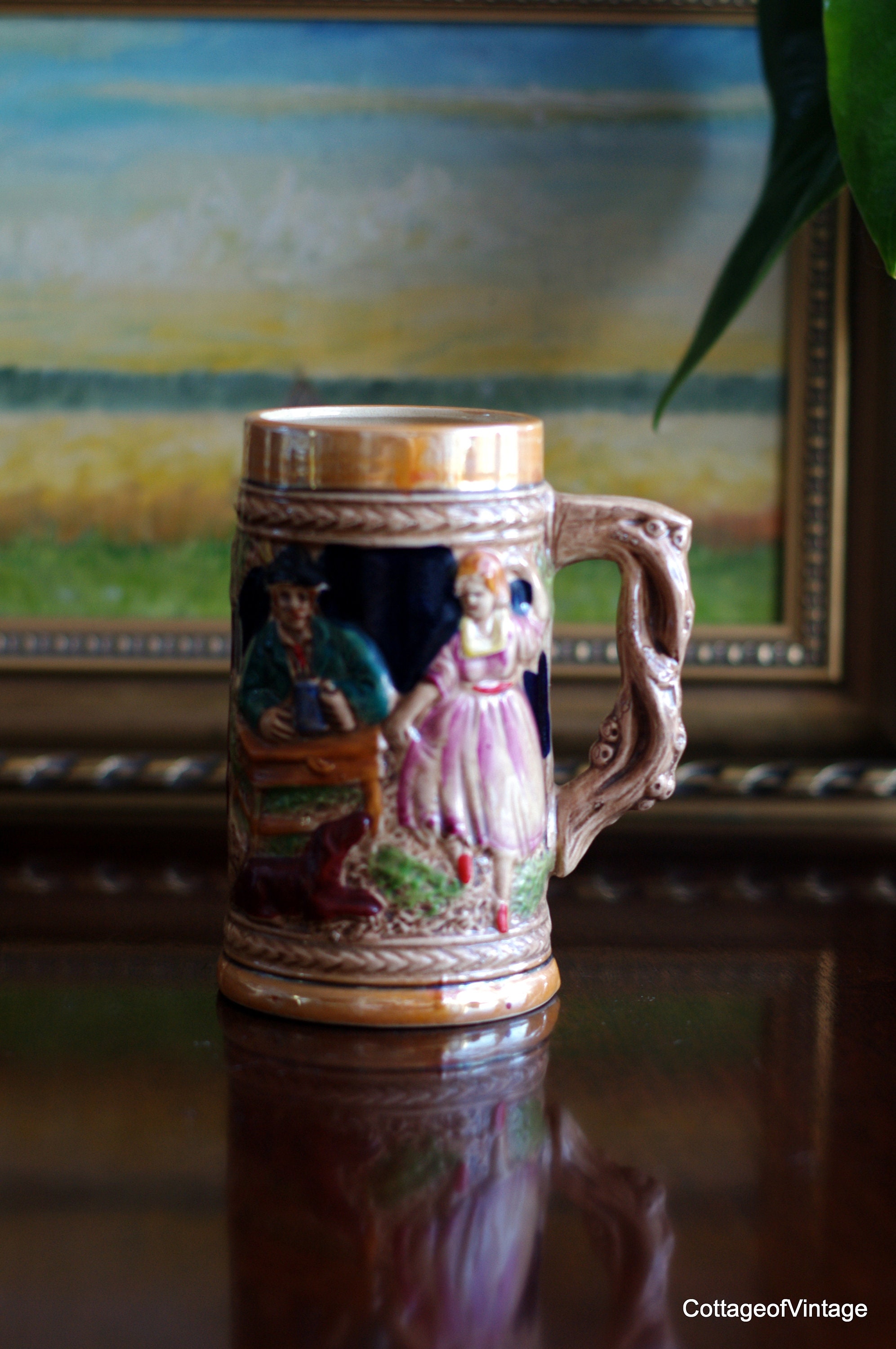 450ml 15 Oz Vintage Japanese Ceramic Beer Tankard/mug Etsy