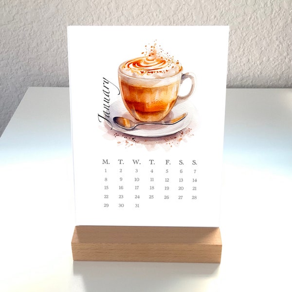 2024 Coffee Calendar Etsy