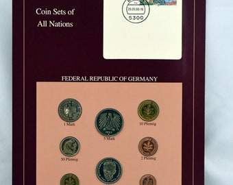 Coin Sets of All Nations Maldives w//card 1982-1984 UNC