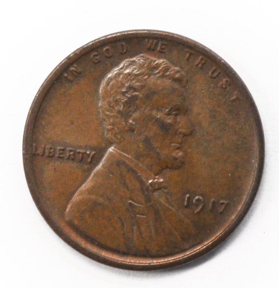 1917 1c Lincoln Wheat Penny One Cent Philadelphia 