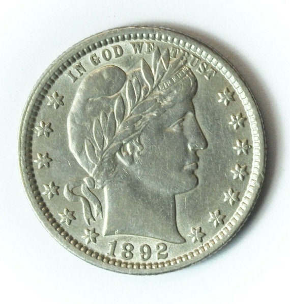 1892 25c Barber Silver Quarter Dollars Philadelph… - image 5