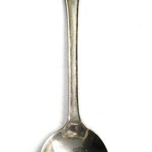 Sterling Silver BMCo Enamel Ship Boat Souvenir Spoon 3 3/4&quot;