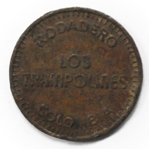 Los Trampolines Colombia Amusement Token Rodadero 25mm Centro de Diversiones