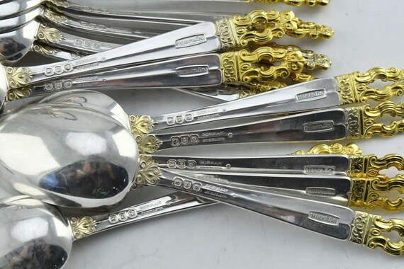 14pc. Hispana Sovereign "Gold" by Gorham Sterling… - image 3