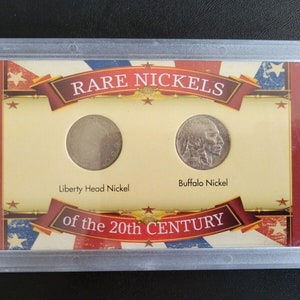 Rare Nickels of the 20th Century 1901 Liberty Nickel and 1936 Buffalo Nickel