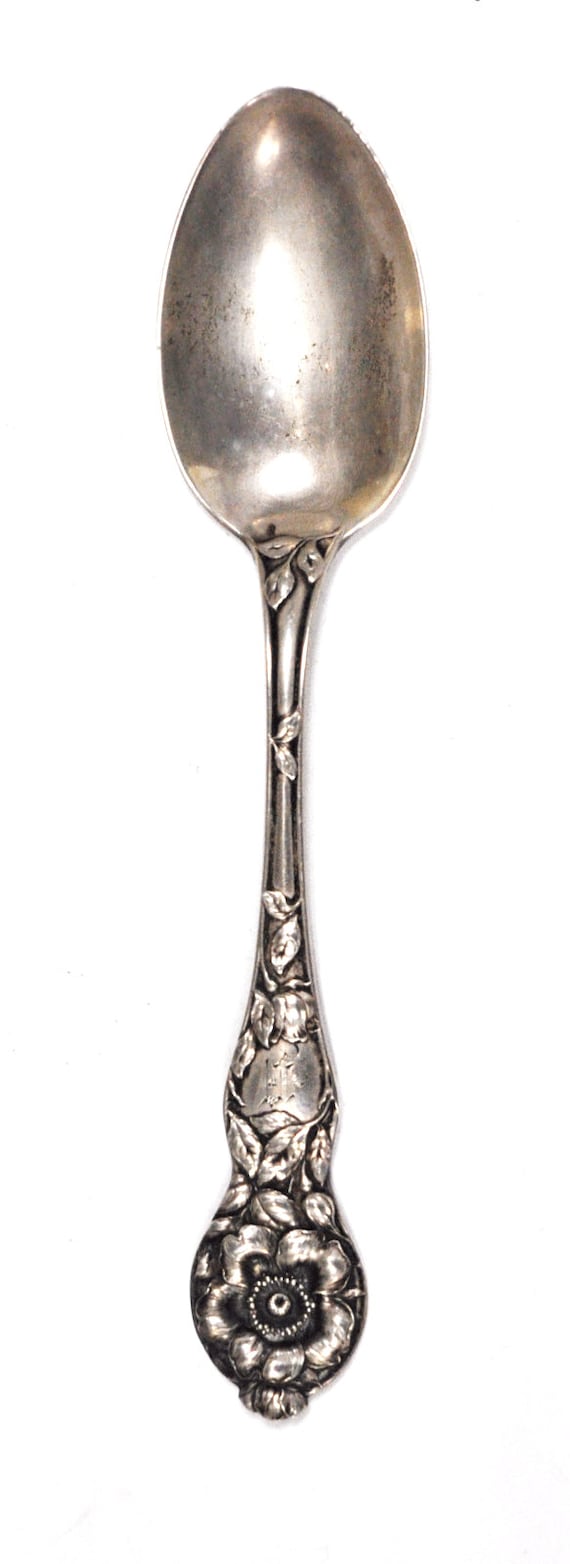 Sterling Silver Watson Wild Rose 5 7/8" Teaspoon S