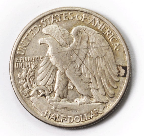 1942 50c Walking Liberty Half Dollar Fifty Cents … - image 2