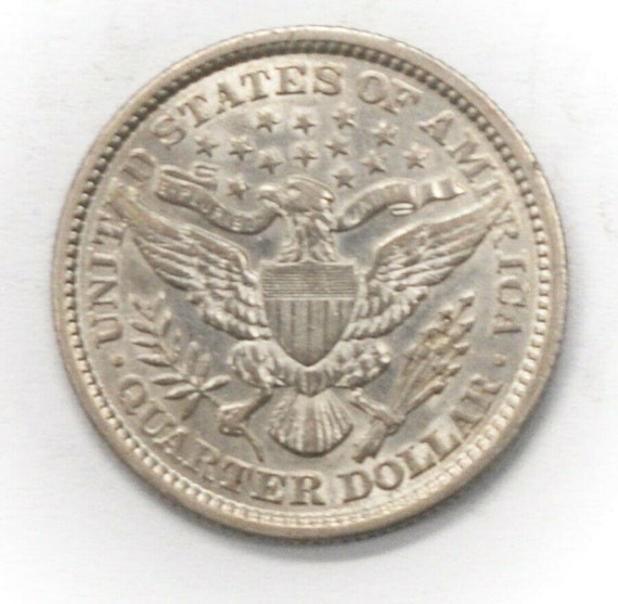 1892 25c Barber Silver Quarter Dollars Philadelph… - image 2