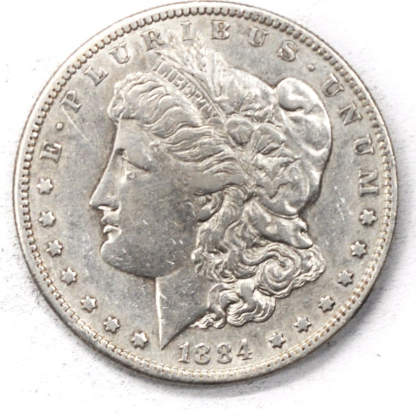 1884 S 1 Morgan Silver One Dollar US Coin San Francisco