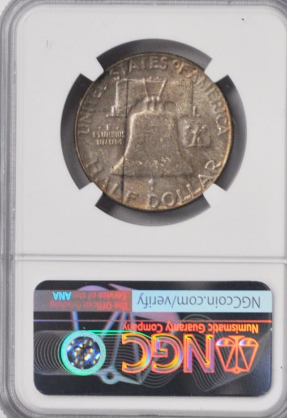 1951 50c Franklin Silver Half Dollar Fifty Cents … - image 2