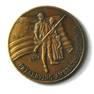 American Veteran Honoring Preserving Freedom 1977 39mm