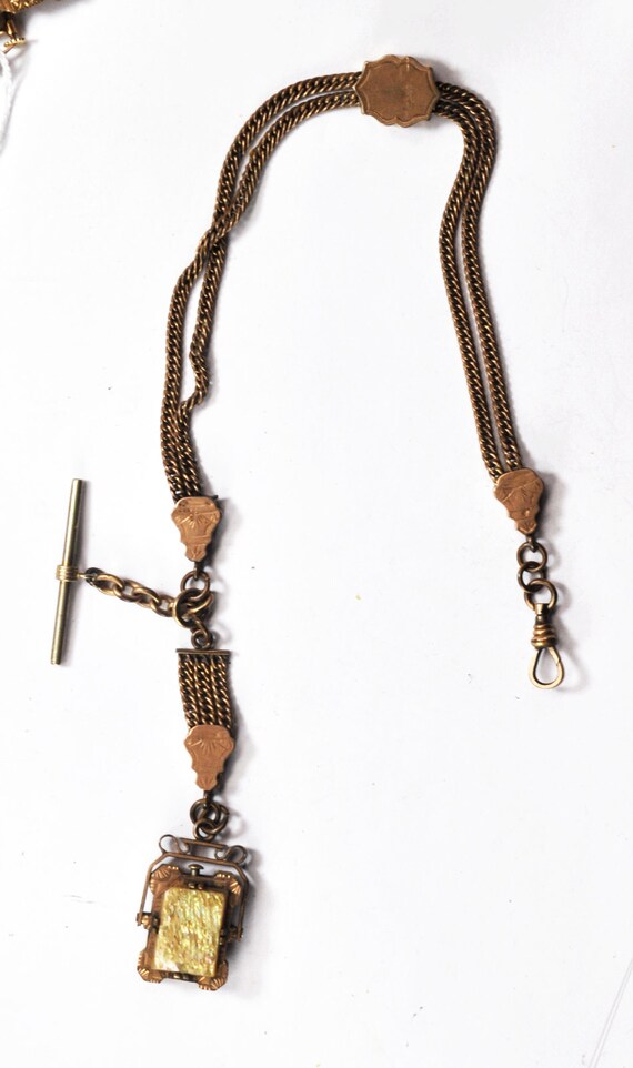 Double Gold Filled Slide Chain Necklace with 10K Hear… Gem