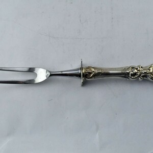 Francis I by Reed and Barton Sterling Silver 11 1/4" Large Carving Fork 5.4 oz.