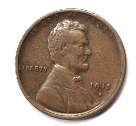 1915 S 1c Lincoln Wheat Cent One Penny San Franci… - image 1