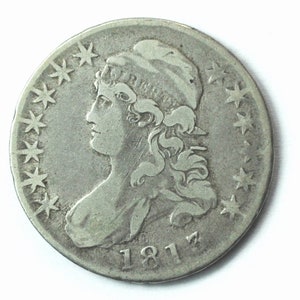 1813 50c Capped Bust Silver Half Dollar Fifty Cents US Rare O 109A