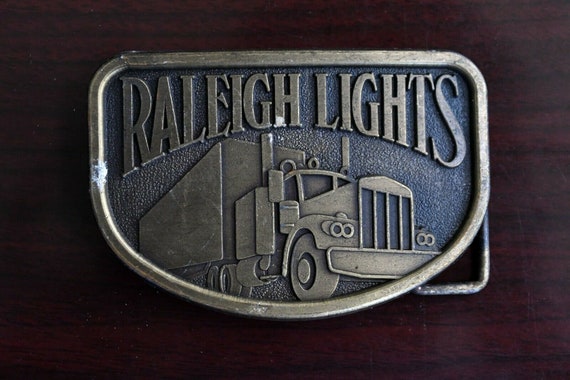 1970s Raleigh Lights Cigarettes Belt Buckle Brass Semi Truck | Etsy