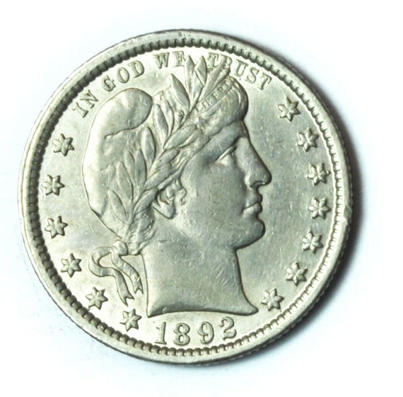 1892 25c Barber Silver Quarter Dollars Philadelph… - image 4