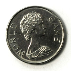 Game World For Amusement Only Gaming Token 24mm Elizabeth II