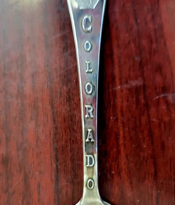 Sterling 5 5/8" Pueblo Colorado Souvenir Spoon .5… - image 3