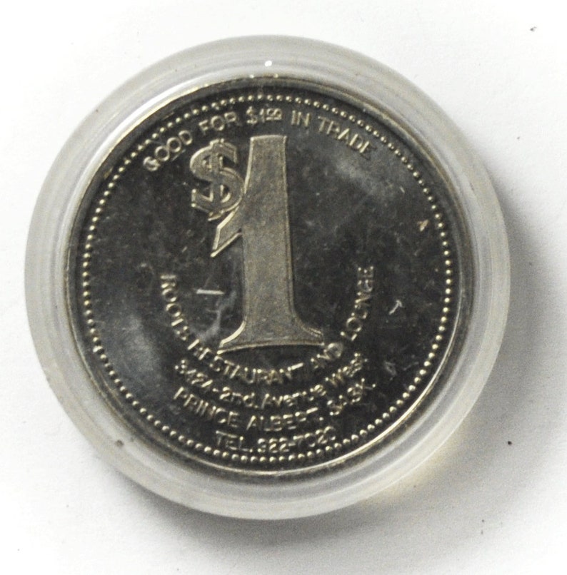 Canada 1 Trade Token Roots Restaurant Lounge Prince Albert image 2