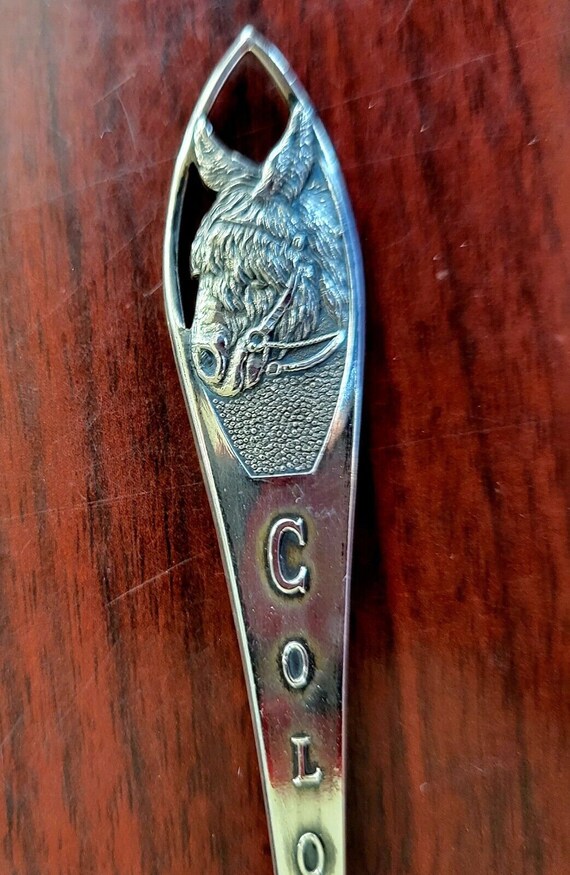 Sterling 5 5/8" Pueblo Colorado Souvenir Spoon .5… - image 4