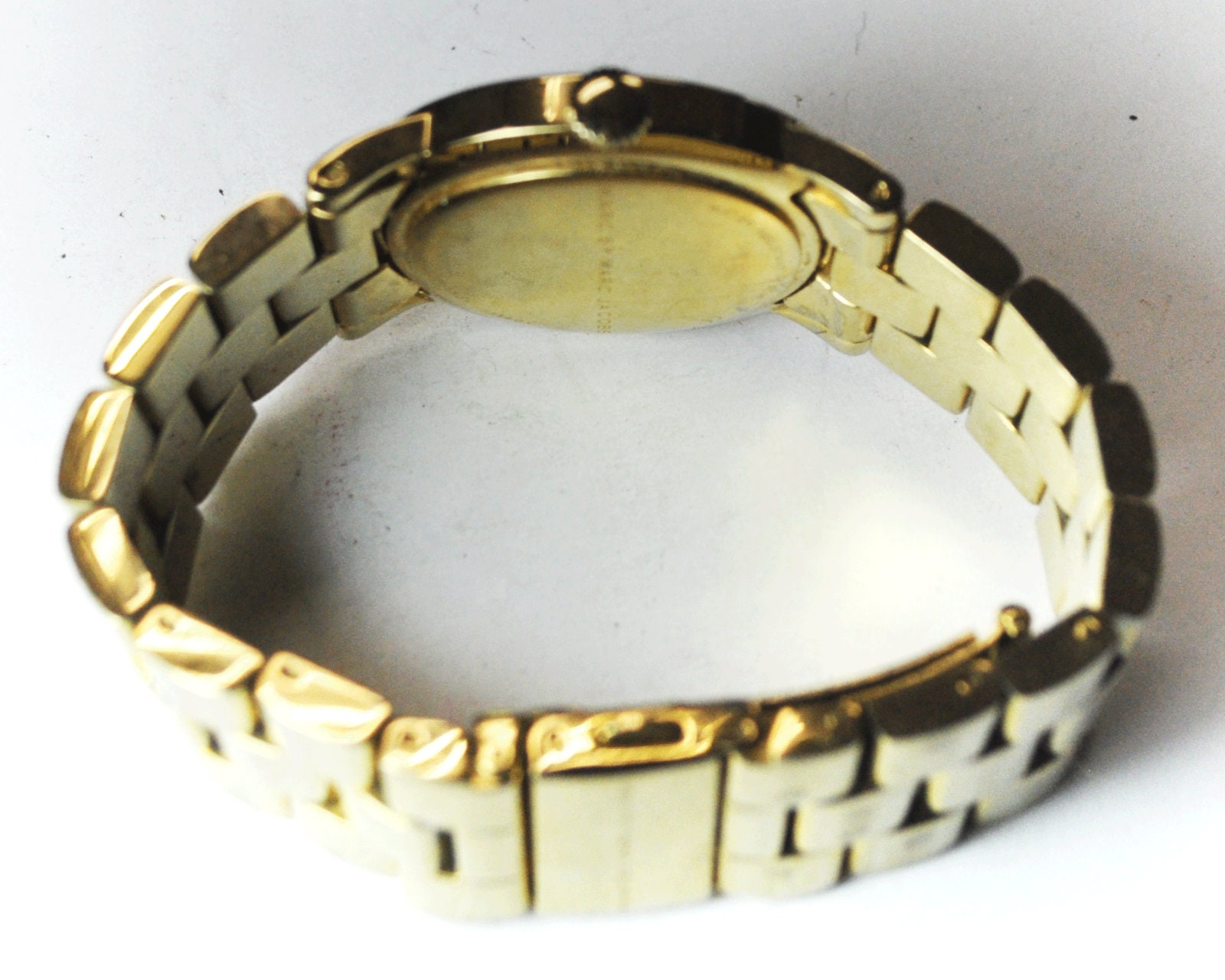 Marc Jacobs gold watch with mint dial MBM3301 Marc Jacobs Gold Tone Blue Dial Wristwatch 35mm Quartz  main image 3