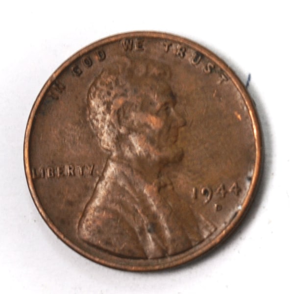 1944 D/D 1c Lincoln Wheat Penny One Cent VP 005 RPM 010