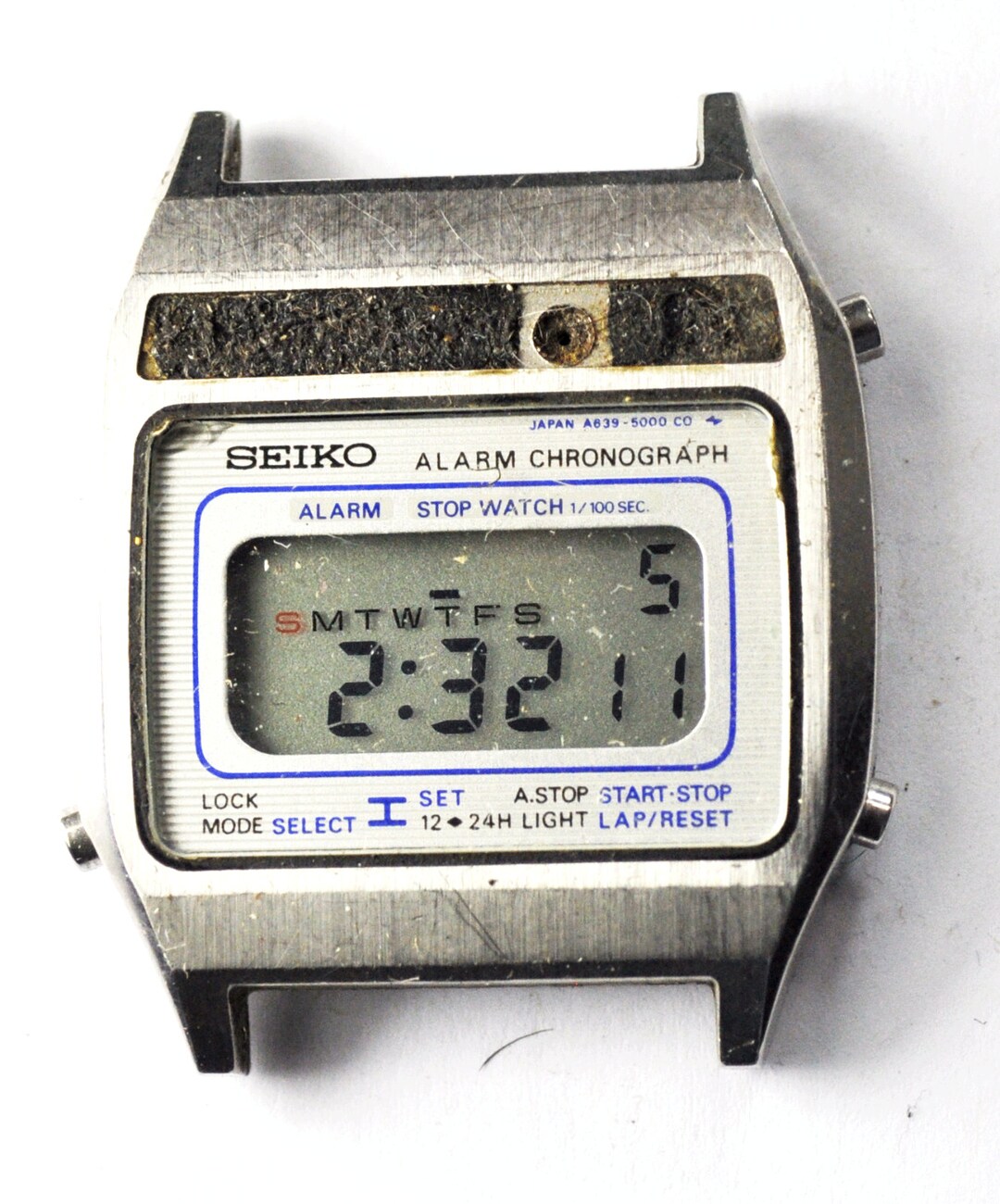 Vintage Seiko A639 5000 Digital LCD Wristwatch Chronograph - Etsy Hong Kong