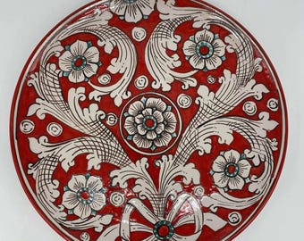 Handbemalter Dekorteller, Durchmesser 30 cm, Dekoration Nr. 3