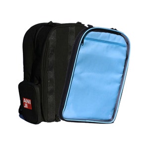 Aniji Echo Backpack Ita Bag, Pin Bag, Clear Bag, Sturdy, Heavy Duty Backpack Window, Personalized Custom Bag, DIY