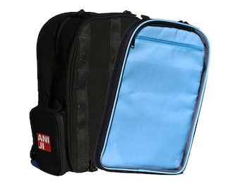 Aniji Echo Backpack Ita Bag, Pin Bag, Clear Bag, Sturdy, Heavy Duty Backpack Window, Personalized Custom Bag, DIY