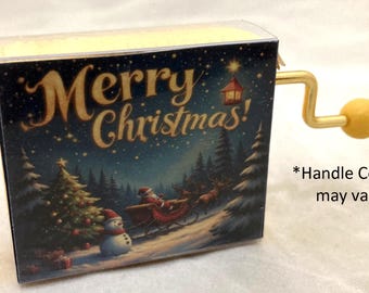 ゼンマイ式クリスマスオルゴール「フロスティ・ザ・スノーマン
