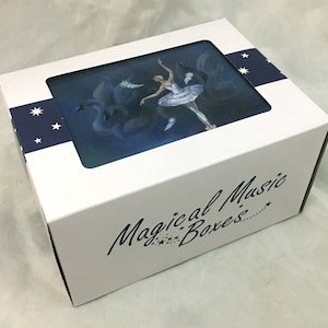 Boîte à bijoux musicale Swan Lake, boîtes à bijoux musicales pour filles, boîte à musique Odette Blue Ballerina image 7