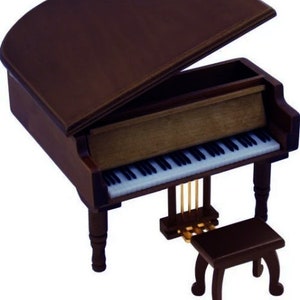 Seconds, slight mark on the lid - Please read the description.  Slipping Through My Fingers Music Box, Piano Mamma Mia Music Box