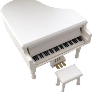 Slipping Through My Fingers Music Box, Miniature Grand Piano, Gift for Her