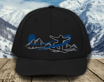 Snowboard Hat, Comfortable Original Art Snowboard Cap, Perfect Christmas Gift for Snowboarder