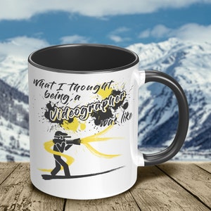 Perfect Coffee Mug for Videographers, Spending Too Much Time Editing? Funny but True Videography Coffee Cup, Gift for Filmmaker