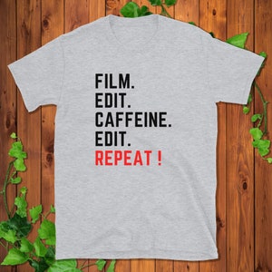 Videographer Short-Sleeve Unisex T-Shirt, Filmmaker Shirt, Perfect Gift for Christmas, Videographer Birthday, Relatable Videography Shirt