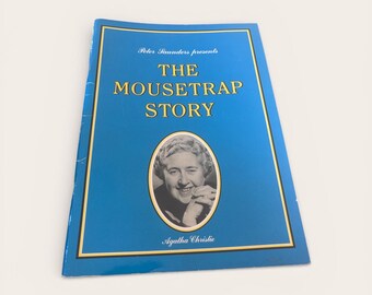 Peter Saunders Presents The Mousetrap Story Souvenir Book (Agatha Christie) 1992. Free shipping