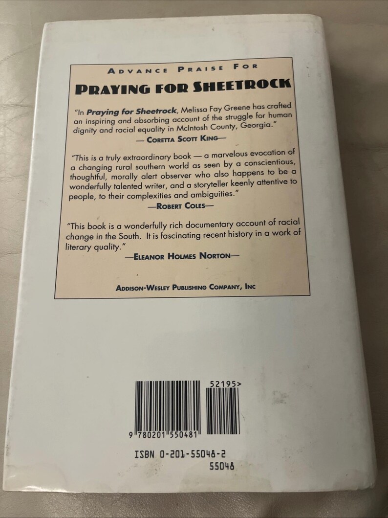 Praying for Sheetrock A Work of Nonfiction Melissa Fay Greene