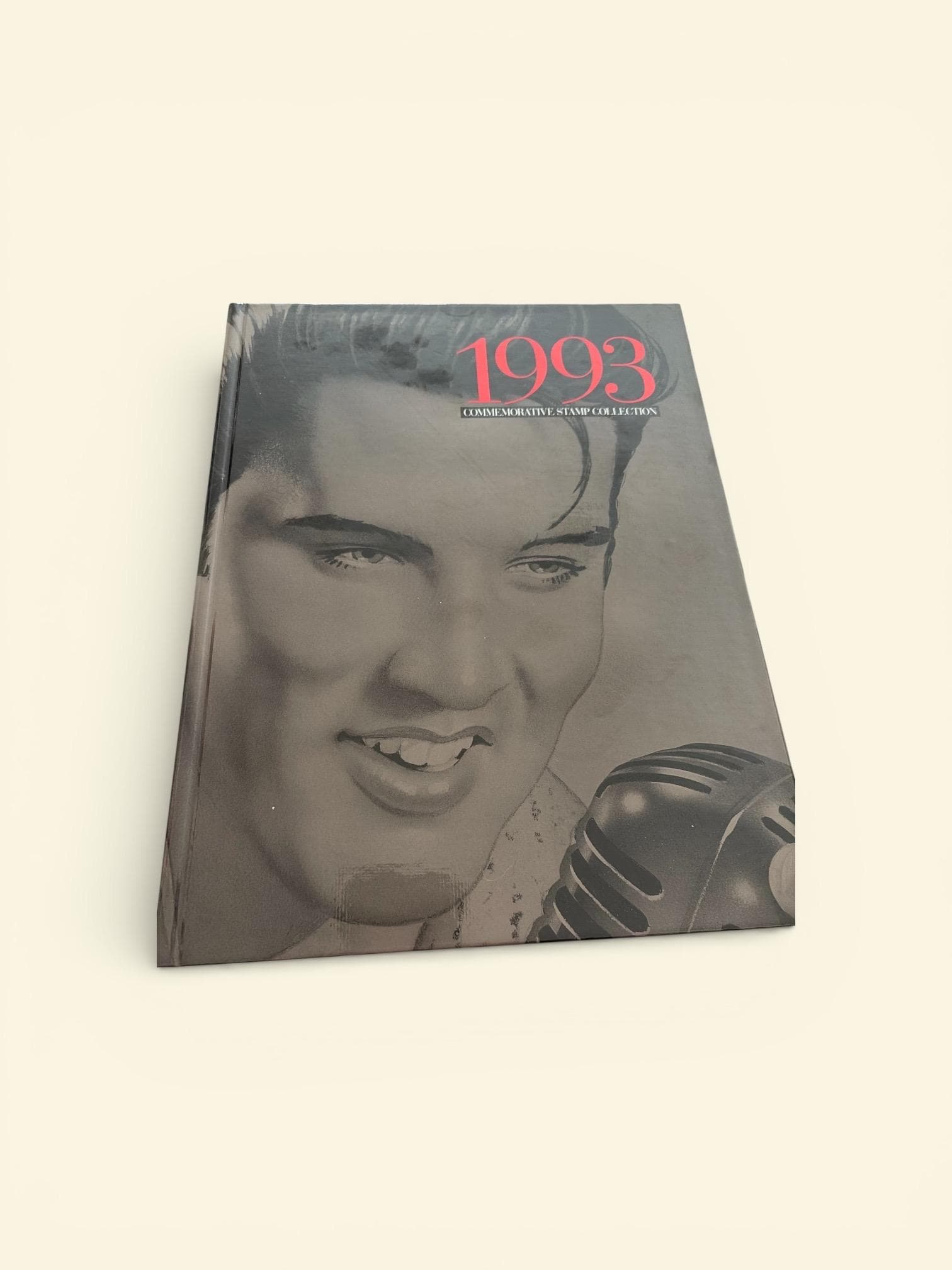 1993 Commemorative Stamp Collection Book. Elvis Presley. Hardcover  display picture 1