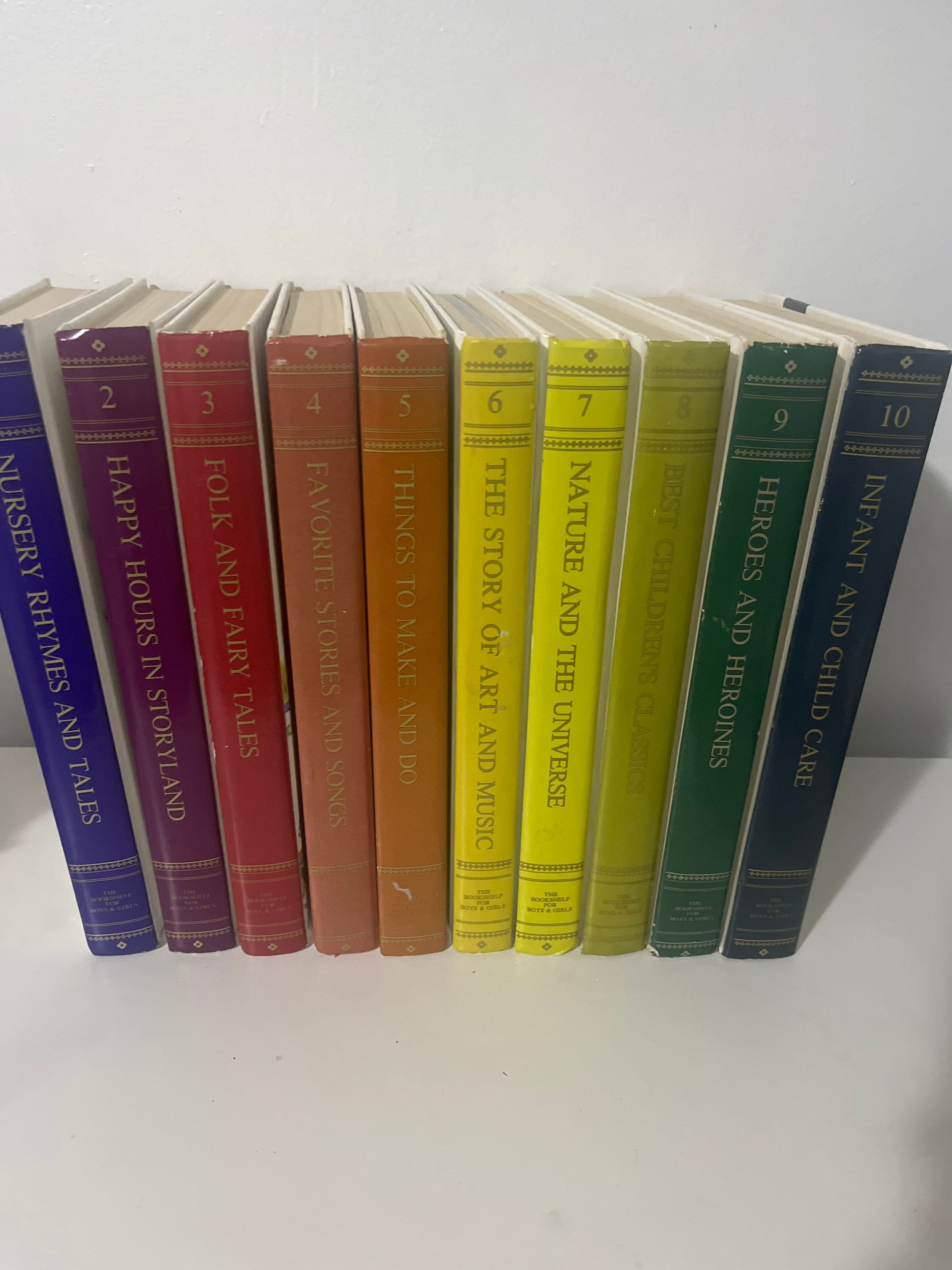 Vintage 1991 the Bookshelf for Boys and Girls Complete 10 Vintage 1991 the Bookshelf for Boys and Girls Complete 10