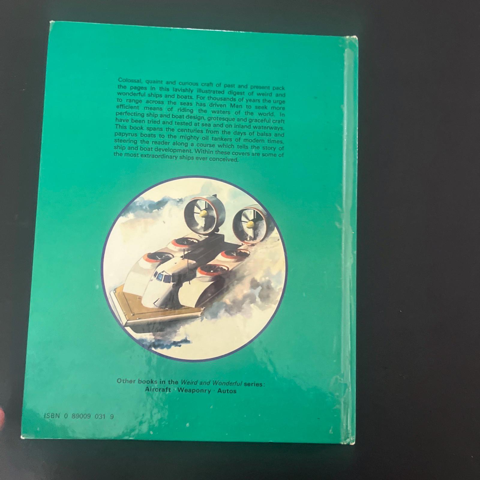 洋書 WEIRD AND WONDERFUL SHIPS By Graeme Cook Weird and Wonderful Ships by Graeme Cook (1975). Hardcover. . Free