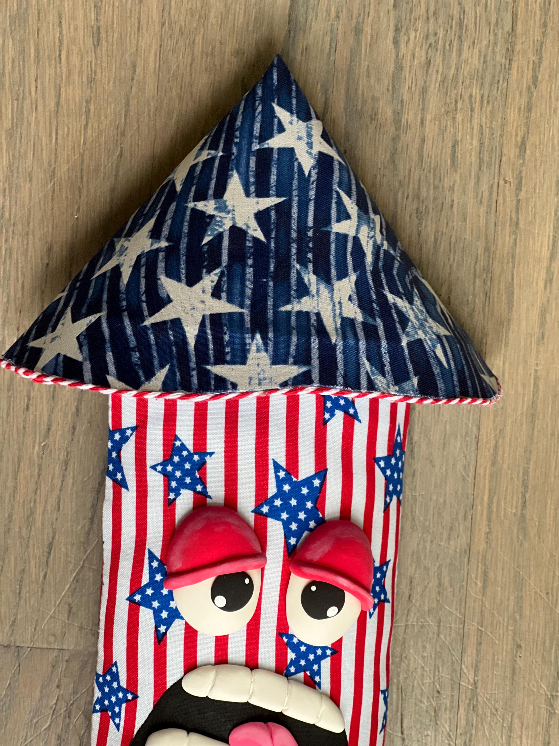 Bottle Rocket Wreath Attachment: Whimsical 4th of July Decor, Fireworks ...